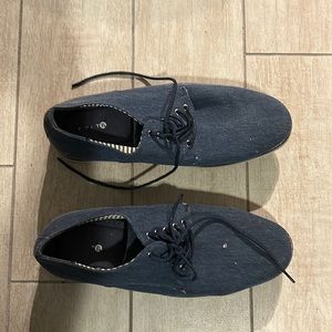 Blue and Gray Dress Shoes